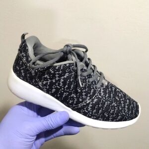 Athletech Boy's Black & Grey Sneakers for Kids - Good Condition - Size 3M